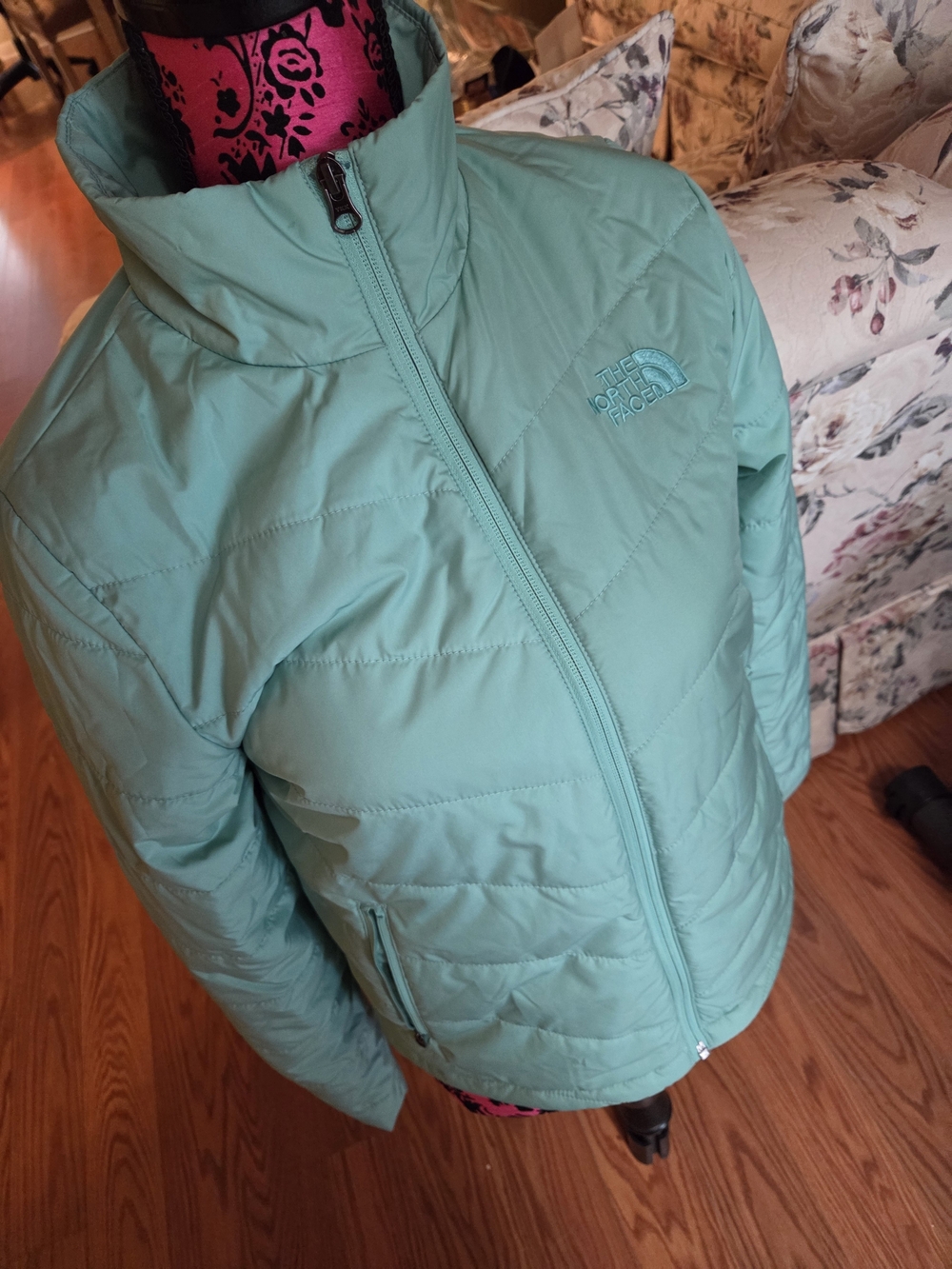 The North Face Tamburello Teal Packable Insulated Jacket XS NWOT